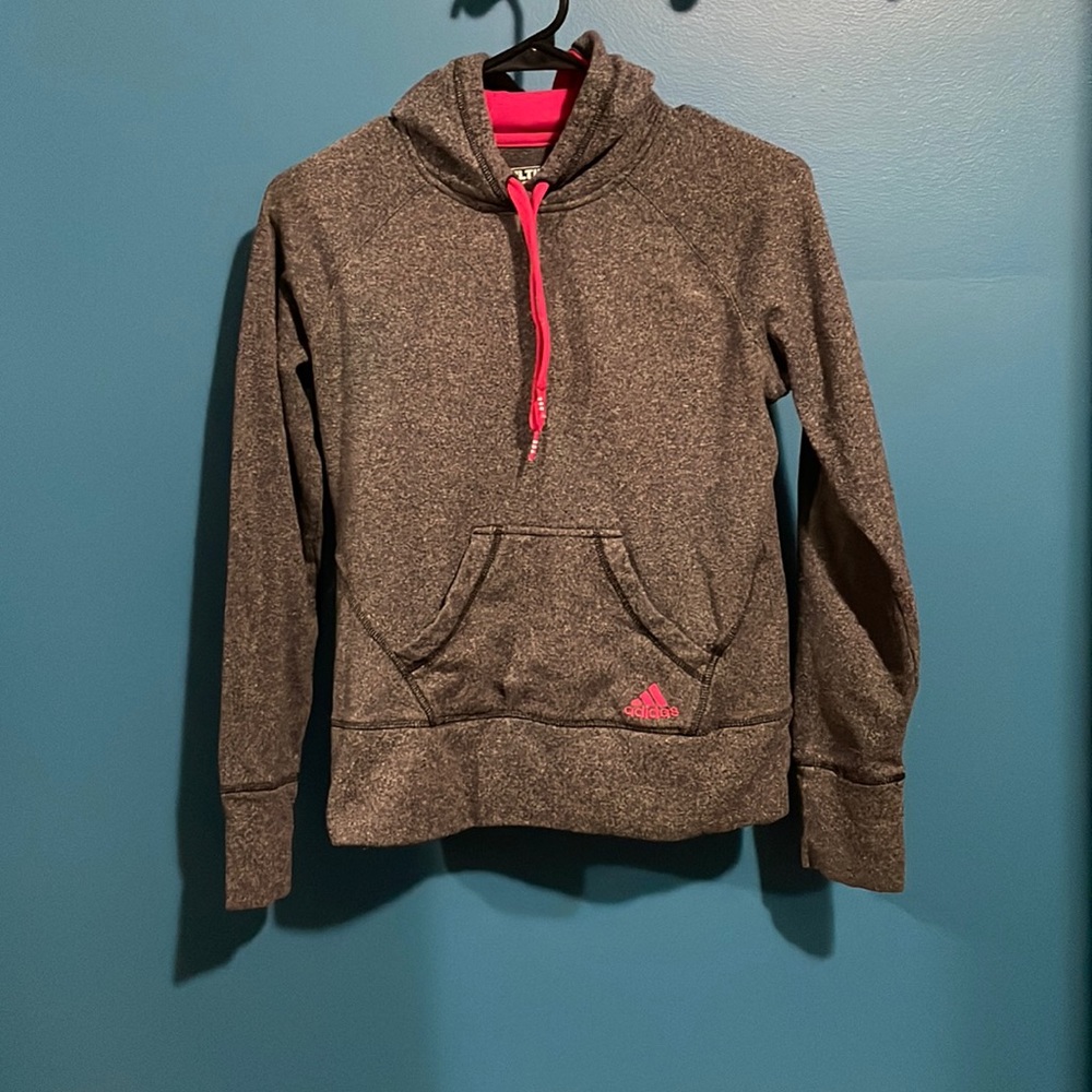 Gray medium adidas hoodie